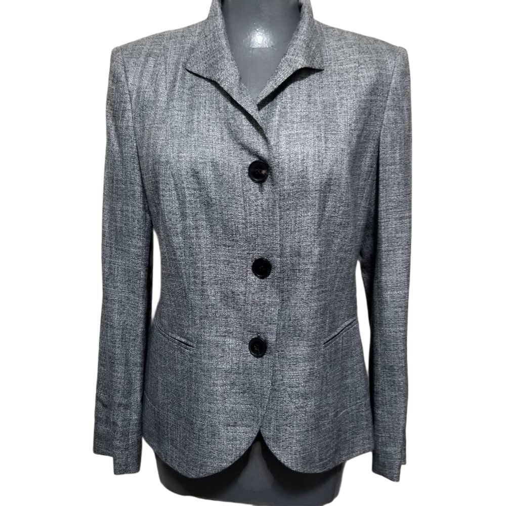 Lafayette Black/White Lightweight Blazer 8